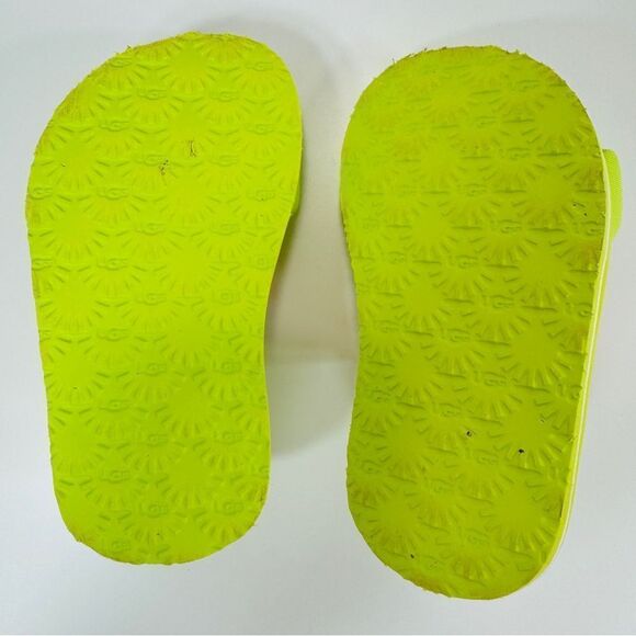 Ugg Child Zuma Sling Sandal Neon Green Toddler 8 - Picture 9 of 11
